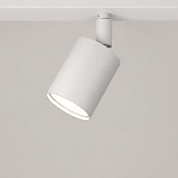 Nasufitowa lampa biała listwa z reflektorkami ANDI tubki kule szklane do sypialni K-5498