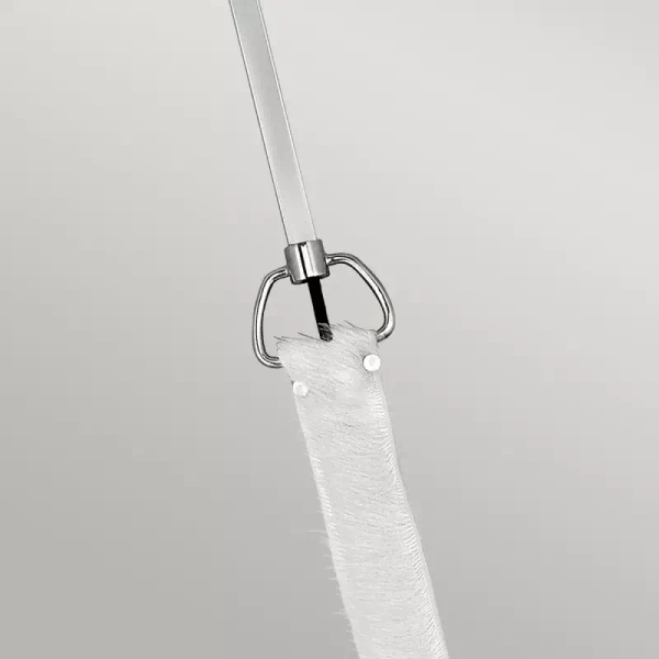 Jadalniana lampa wisząca LUDLOW QN-LUDLOW-1P-PN przezroczysta nikiel