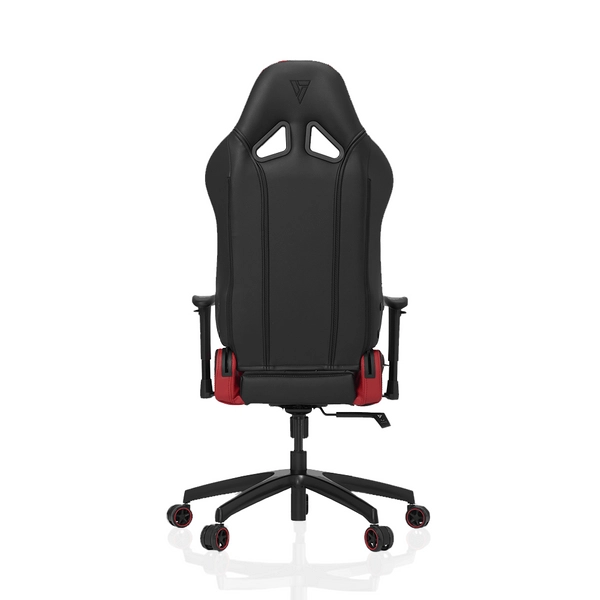 Gamingowy fotel regulowany S-line z ekoskóry czerwony czarny