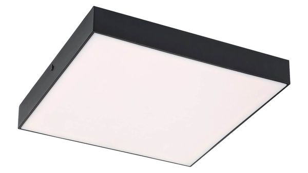 Plafoniera LAMPA łazienkowa TARTU 7900 Rabalux kwadratowa OPRAWA plafon LED 24W 2800K - 6000K sufitowy metalowy IP44 czarny