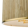 Wisząca lampa hampton Fernella FEN0835 do jadalni trawa morska złoty