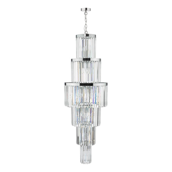 Żyrandol z kryształkami Angel ANG3308 Dar Lighting przezroczysta chrom