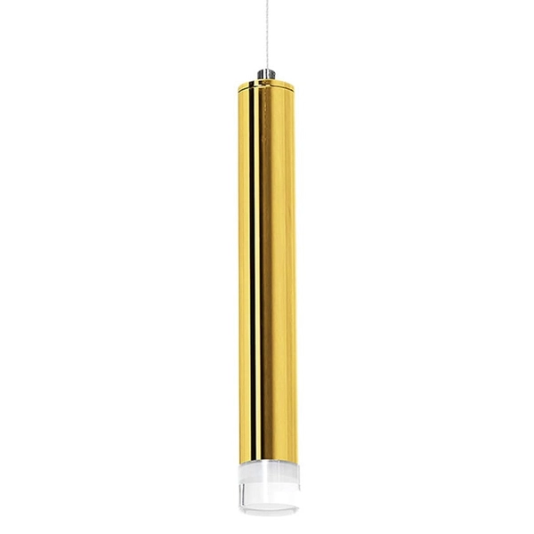 LAMPA wisząca GOLDIE ML5714 Milagro metalowa OPRAWA zwis LED 15W 4000K tuby na listwie złote
