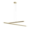 Modernistyczna lampa wisząca TUBO 1072L40 do salonu mosiądz