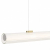 Zwisająca ledowa lampa Fayette P0622 LED 20W 3000K belka złoty