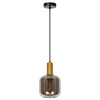 Industrialna lampa wisząca Joanet 45494/16/65 szara czarna złota