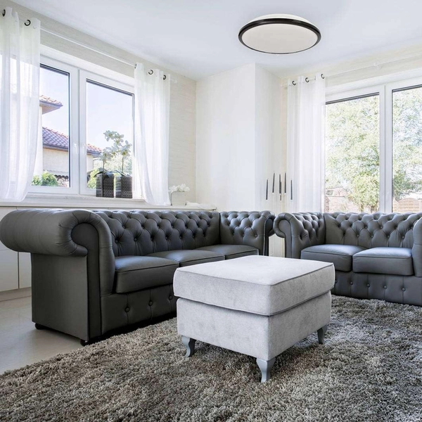 Plafon LAMPA sufitowa TERMA ML6404 Milagro metalowa OPRAWA okrągła LED 28W 4000K do łazienki IP44 czarna