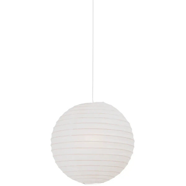 Wisząca lampa kulista RISO 14093501 papierowa biała