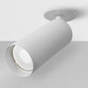 Punktowa lampa sufitowa Focus C018CL-01W z regulacją biała