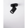 Sufitowa lampa do sypialni LUNBIRA LE45658 z regulacją tuba czarna