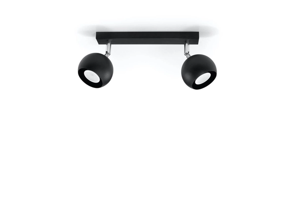 Spot LAMPA sufitowa SL.0444 regulowana OPRAWA listwa kule balls czarne