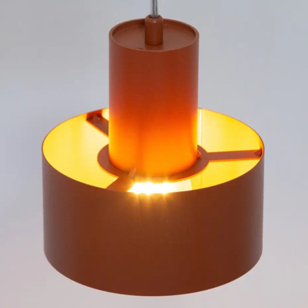 Wisząca lampa Rif S 41182 nad wyspę do jadalni ceglana