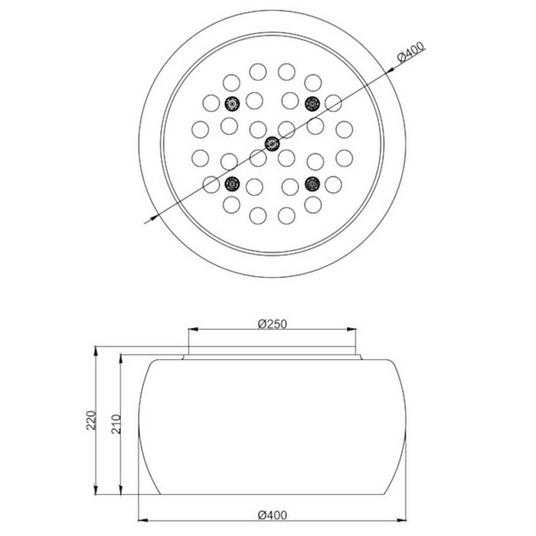 Lampa sufitowa do jadalni VAPORE 611210506 Trio szklana srebrny
