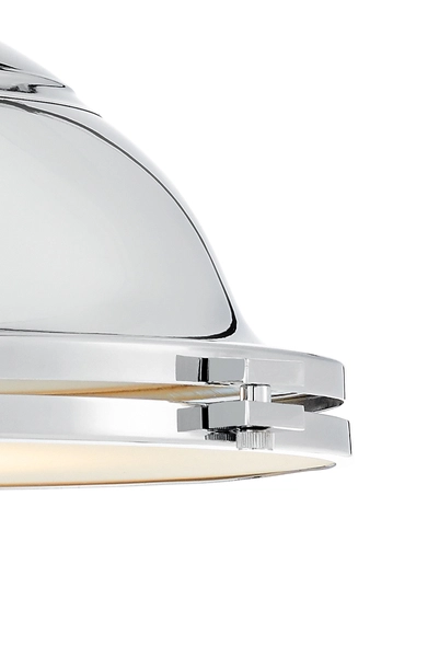 Industrialna LAMPA wisząca NAUTILIUS L 10263103 Kaspa okrągła OPRAWA metalowy ZWIS na łańcuchu chrom