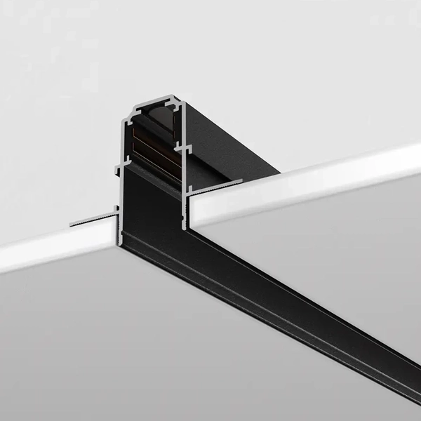 Szyna wpustowa do płyt Exility TRX034-422.12B magnetyczna 2m czarna