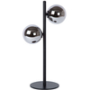 Loftowa LAMPA stołowa TYCHO 45574/02/30 Lucide metalowa LAMPKA szklane kule przydymione czarne