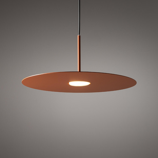 Lampa zwisająca kapeluszowa Simone 11412 Nowodvorski do kuchni terakota