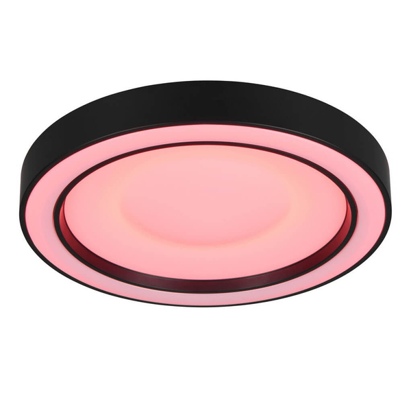 Plafon sypialniany Arco R65091432 LED 22W 2700-6000K funkcja RGB czarny
