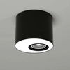 Sufitowa LAMPA plafon TOKI 1123 Shilo natynkowa OPRAWA metalowy DOWNLIGHT do łazienki okrągły czarny