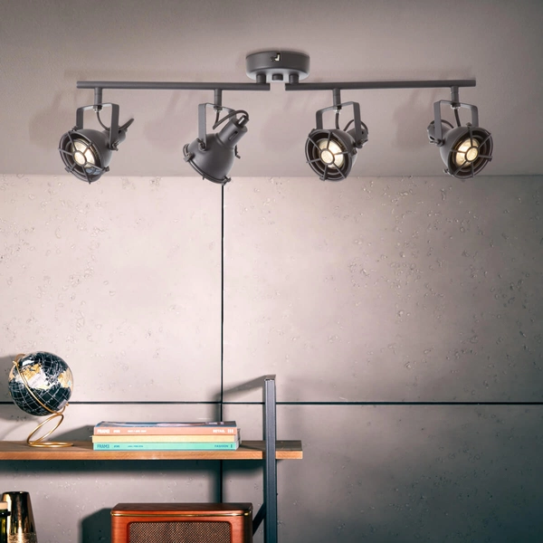 Regulowana lampa sufitowa Jesper G54332/86 loftowa czarna