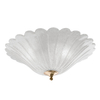 Lampa sufitowa Bacelo 8159 Amplex muszla kwiatek do pokoju szklana srebrna
