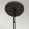 Nowoczesna wisząca lampa Brecken QZ-BRECKEN-2P-OZ-OPAL czarna biała