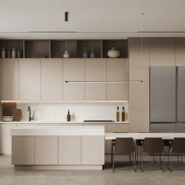 Liniowa lampa wisząca 20119 LED 19W 3000K belka czarna