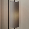 Podłogowa lampa minimalistyczna L&-198091 Light& abażur szary czarna