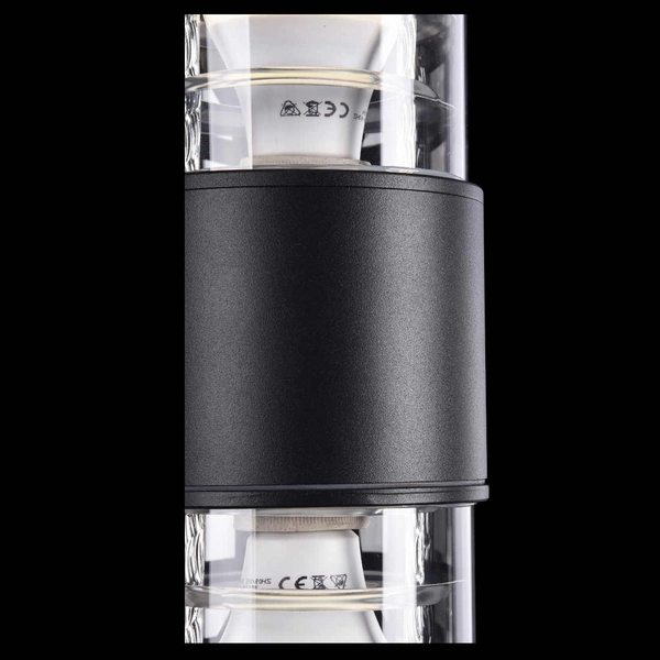 Elewacyjna LAMPA ogrodowa BRONX O576WL-02B Maytoni ścienna OPRAWA zewnętrzna outdoor IP54 czarna