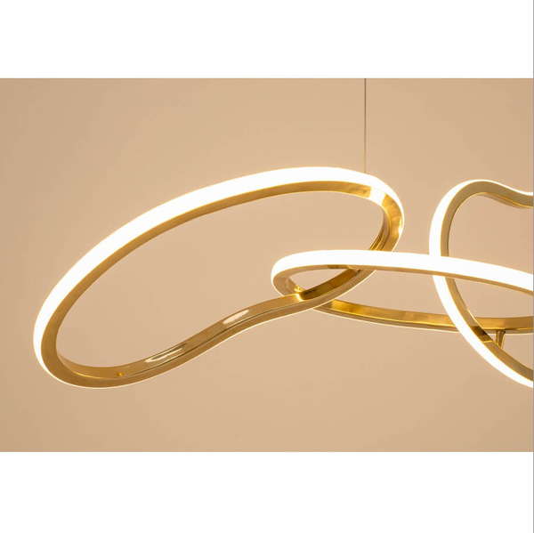 Nowoczesna lampa wisząca Jazz MSE1501100203 Moosee LED 36W 3000K złota