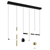 Designerska lampa wisząca Melita 331510680 LED 21W 2300-4000K czarny złoty