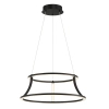 Okrągła lampa wisząca Cadoux QN-CADOUX-P-BK LED 54W 3000K czarny