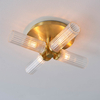 Łazienkowa lampa sufitowa Talo 96160 IP44 tuby mosiądz przezroczysty