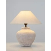 Lampka nocna ceramiczna BELUNCA LE45281 na komodę beżowa