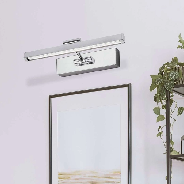 Kinkiet LAMPA ścienna PICTURE GUARD 3640 Rabalux regulowana OPRAWA klasyczna LED 5W 3000K galeryjka metalowa chrom