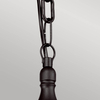 Lampa wisząca industrialna KINSALE-CHAIN Elstead na łańcuchu czarna
