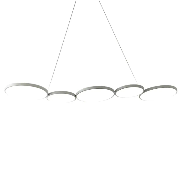 Okrągły żyrandol OLYMPIA ML1176 LED 50W 4000K nad stół biały