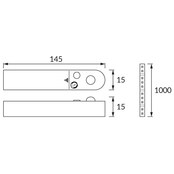 Taśma ledowa z czujnikiem ruchu Frape 4024 Ideus 2W 4100K 156lm IP44 biały