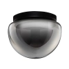 Lampa sufitowa NUNLENA LE45188 szklana owalna czarna