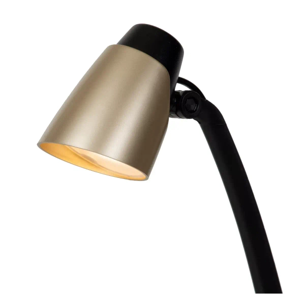 Ledowa lampka biurkowa Ludo 18660/05/02 Lucide LED 4,5W 3000K czarna złota