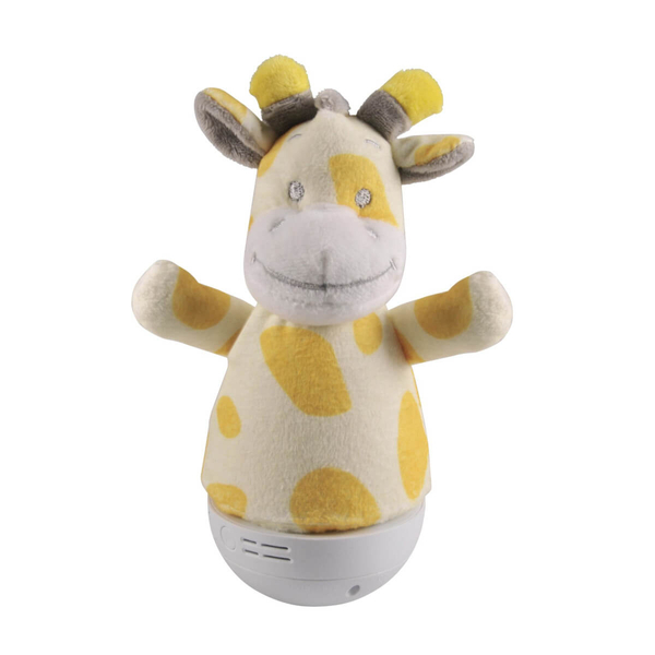 Dziecięca lampka ŻYRAFA 326744 kołysanka RGB animals biały żółty