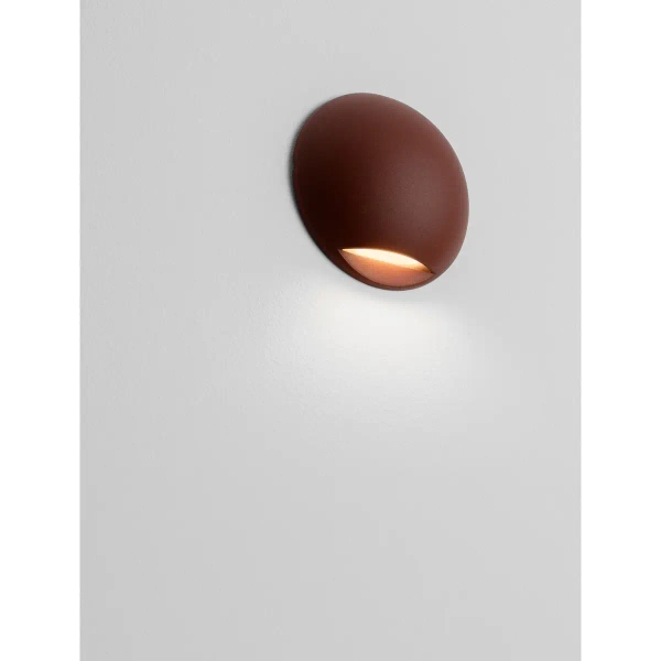 Zewnętrzna lampa ścienna DONVELA LE75304 LED 3W 3000K IP65 rdzawa
