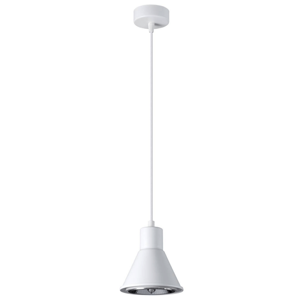 Wisząca lampa nad stół Tazila SL.0987 Sollux regulacja długości biała