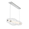 Kulista lampa wisząca Atomo QN-ATOMO-LP7-PC LED 46W 3000K srebrny