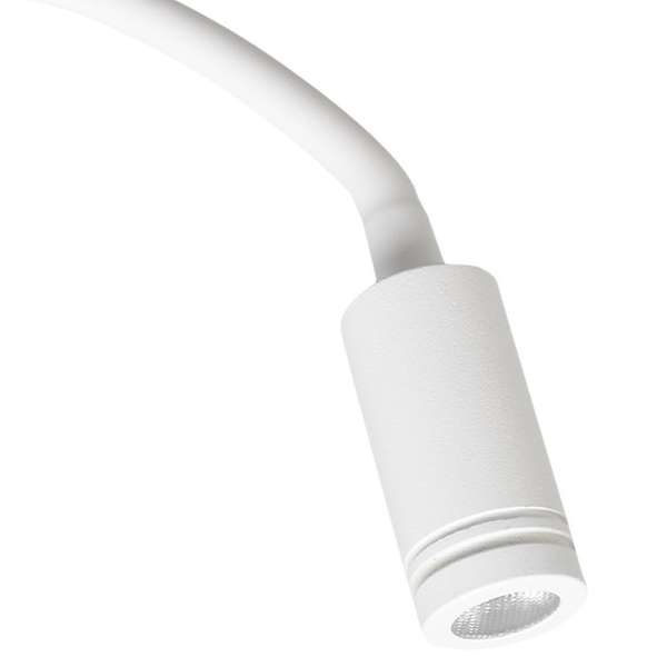LAMPA ścienna BASE ML6349 Milagro regulowana OPRAWA kinkiet LED 10W 4000K z portem USB biały