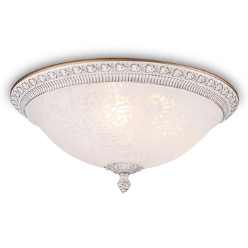 Lampa sufitowa pałacowa Pascal C908-CL-03-W Maytoni szklana antyczny brąz