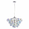Designerska lampa wisząca Infinity 76450 Endon bubbles kolorowa chrom