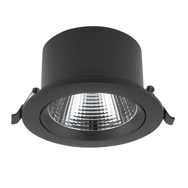 Wpustowa lampa punktowa Egina 10557 Nowodvorski LED 15W 3000K oczko czarna