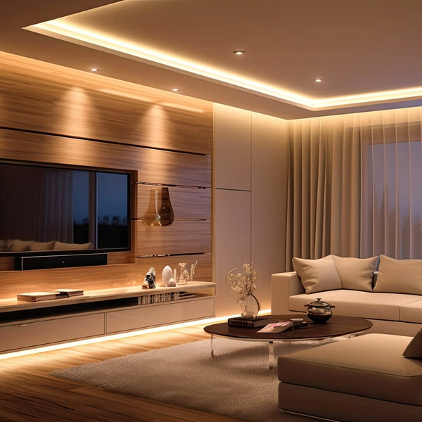 Pasek ledowy 3m z zasilaczem EKZ0892 LED 2,6W/0,5m 3000K IP65 czarny