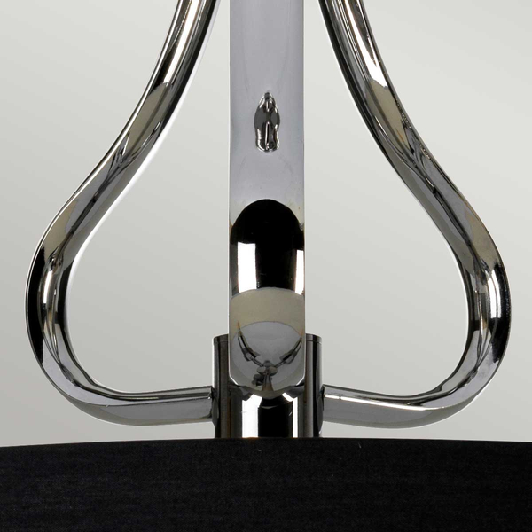 Lampa sufitowa Falmouth BATH-FALMOUTH-SF-PC Elstead półplafon IP44 chrom czarny